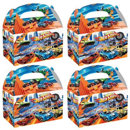 Car Kids Birthday Party Decoration Boys Birthday Supplies Paper Cup Plate Cutlery Cars Balloons Cake Flag Party Children's Gifts Good Vibrations