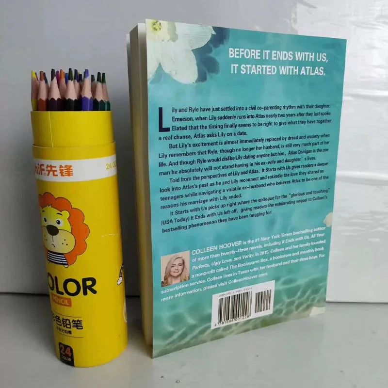 It Starts with Us By Colleen Hoover/It Ends with Us Novels Book In English #1 Sunday Times Bestselling Paperback Good Vibrations