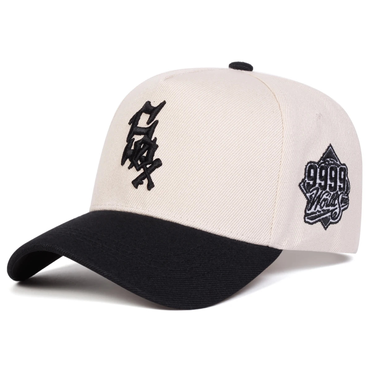 Unisex SOX 9999 Letter Embroidery Baseball Caps Outdoor Adjustable Spring and Autumn Casual Sunscreen Hat Good Vibrations