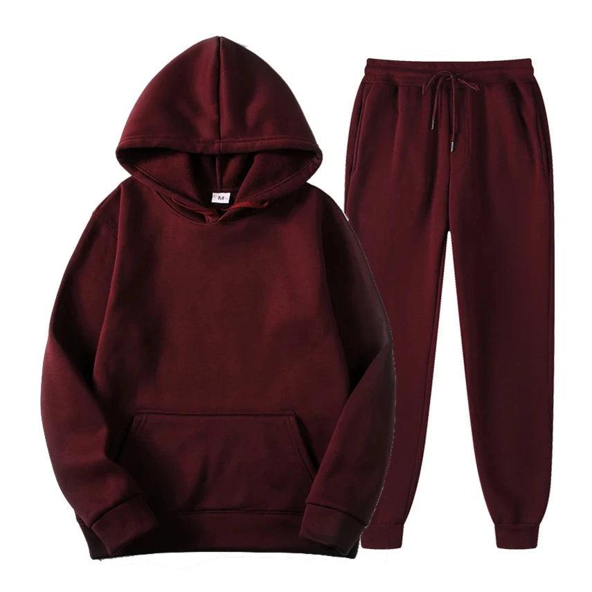 2024 Winter Brand Tracksuits Men's sets Long Sleeve Pullover + Jogging Trousers 2pcs Sets Fitness Running Suits sportswer Male Good Vibrations