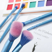 6pcs Disney Stitch Makeup Brush Kawaii Wooden Handle Powder Eye Shadow Foundation Blush Blending Beauty Make Up Brush Good Vibrations