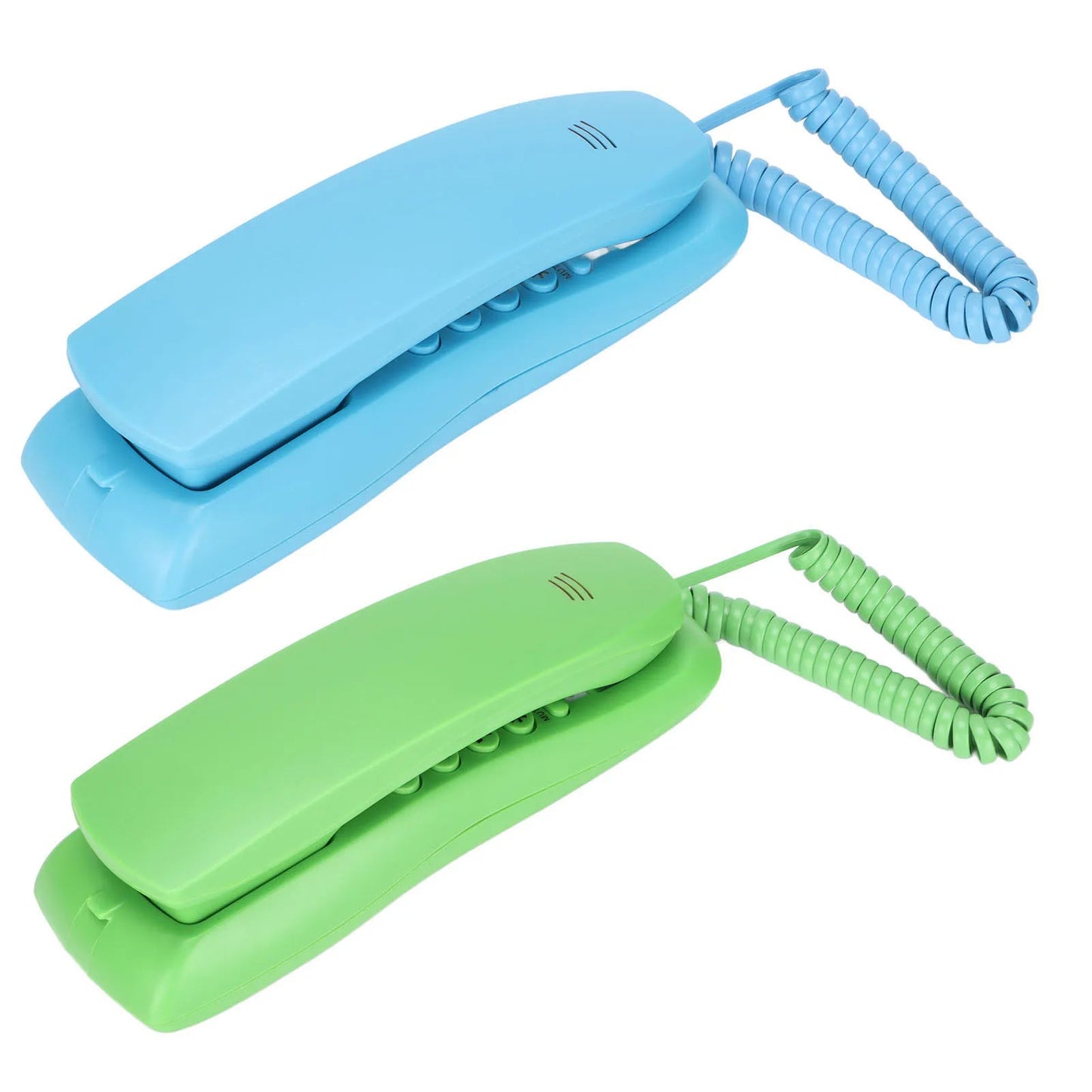 Landline Phone Wall Mountable Telephone Desktop Fixed Wired Phones with Mute Pause Function for Office Home Hotel Phone Good Vibrations