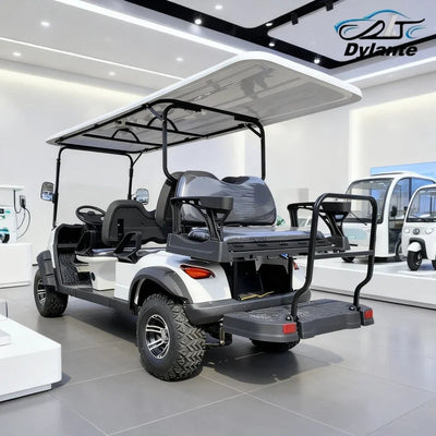 New Customized Club Car Electric Golf Cart With Foldable Rear Seat Adult Ranch Electric Four-Wheeler Electric Car For Adults