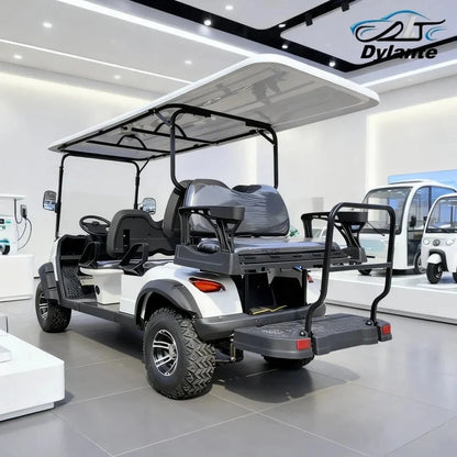 New Customized Club Car Electric Golf Cart With Foldable Rear Seat Adult Ranch Electric Four-Wheeler Electric Car For Adults Good Vibrations