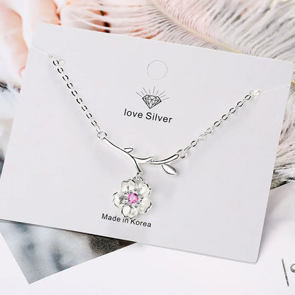 925 Sterling Silver AAA Zircon Necklace Chain High Quality Fashion Jewelry For Women Men Wedding Birthday Party Gift Good Vibrations