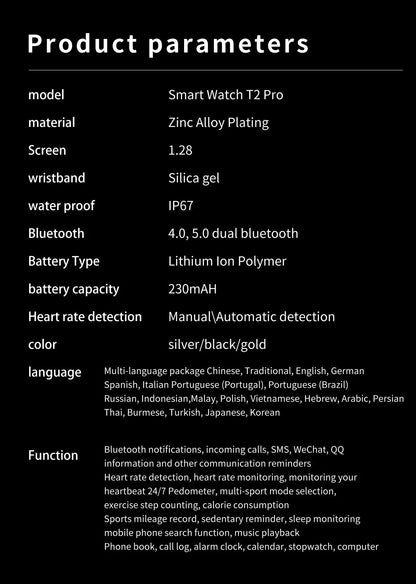 New Women Bluetooth Call Smart Watch HeartRate Blood Pressure Monitoring Smartwatches IP67 Waterproof Men Smartwatch+Box Good Vibrations Adult Super Store