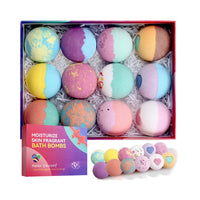 Bath Bombs for Women Gift Set 12pcs Natural Wonderful Fizz Effect for Bubble & Spa Amazing Gift for Wife, Girlfriend, Mother Good Vibrations