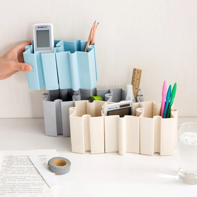 Makeup Organizers Storage Box Make Up Brush Holder Organizer For Cosmetic Pen Holder Lipstick Pencil Storage Rack Nail Polish Good Vibrations