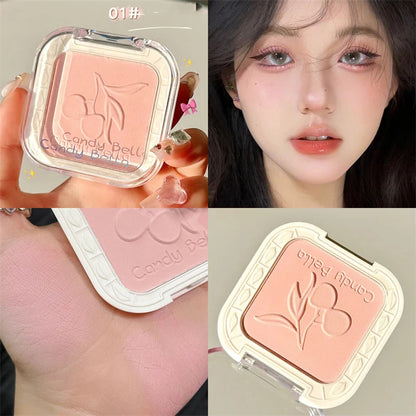 5 Colors Soft Mist Blush Natural Waterproof Cheek Pink Purple Yellow Matte Flash Brighten Lasting Blusher Rubores Korean Makeup Good Vibrations