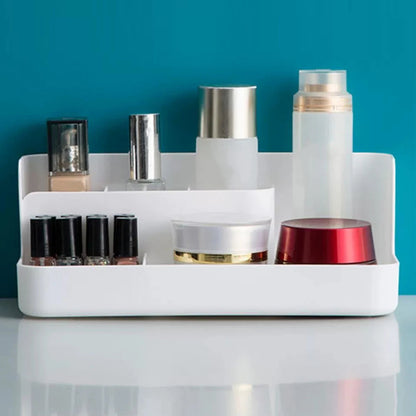 Makeup Organizer Box Cosmetic Storage Box for Bathroom Office Desktop for Brush Lotion Lipstick Nail Polish Container Good Vibrations
