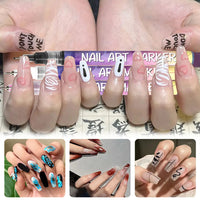 12 Colors Nail Art Pens Set Waterproof 0.5MM Nail Polish Pens Quick-Drying Nail Art Acrylic Paint Nail Pen Tools Salon Nail DIY Good Vibrations