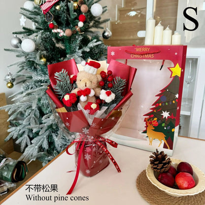 Christmas gift, finished teddy bear bouquet, birthday gift, gift for teacher, girlfriend, best friend, bouquet, souvenir Good Vibrations