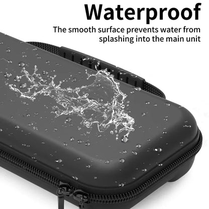 Comptible for Switch 2 Portable Lightweight and Large Capacity Waterproof Carrying Case Protected for Console Accessory Good Vibrations