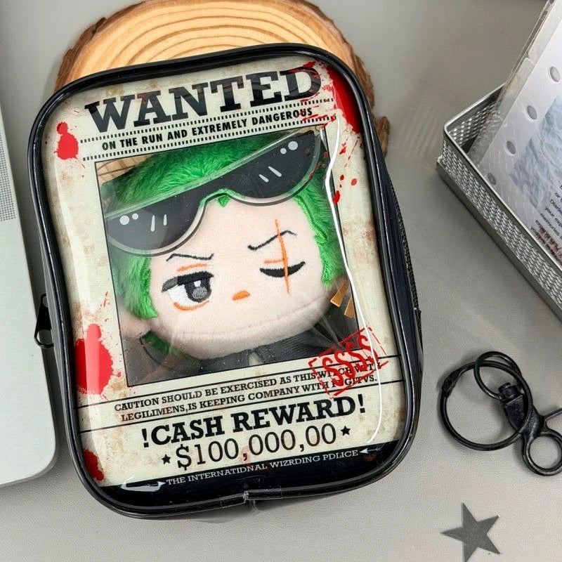 New Fun Creative Prison-themed Itabag Transparent Case For 13cm Doll Portable Clear Keychain Gift Box Collectibles Storage Pouch Good Vibrations
