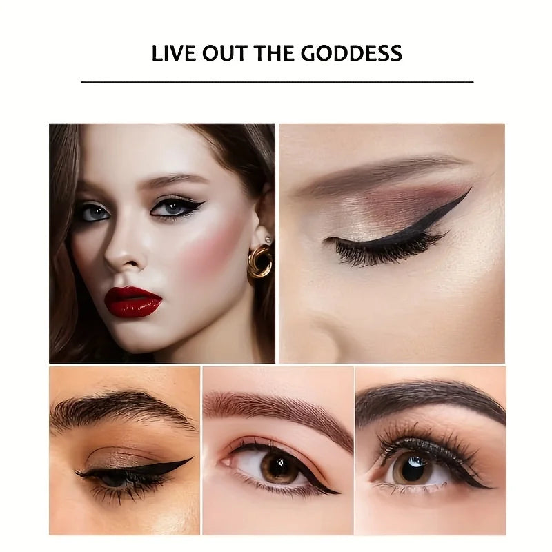 Quick-dry Eyeliner Pencil Makeup Long Lasting Smooth Matte Eye Liner Waterproof Anti Smudge Liquid Eyeliner Pen Eyes Cosmetics Good Vibrations