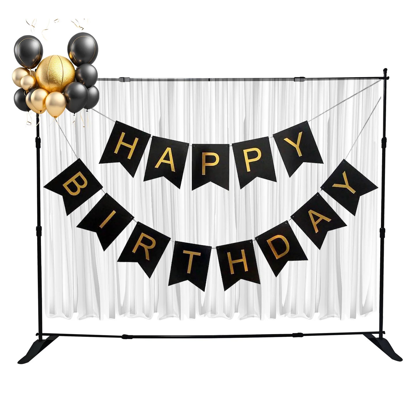Adjustable Telescopic Backdrop Photography Background Stand Parties and Sessions Heavy Duty Stand Photoshoot Backdrop with Bag
