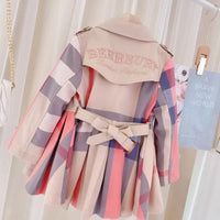 Girls Coat Jacket Cotton Outwear Windbreak 2023 Sweet Spring Autumn Outdoor Teenagers Children's Clothing Good Vibrations