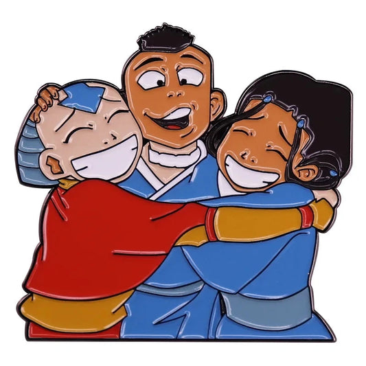 AVATAR The Last Airbender Enamel Pins Tui and La Appa Aang Metal Brooch Badge Fashion Jewellery Backpack Accessory Gifts Good Vibrations