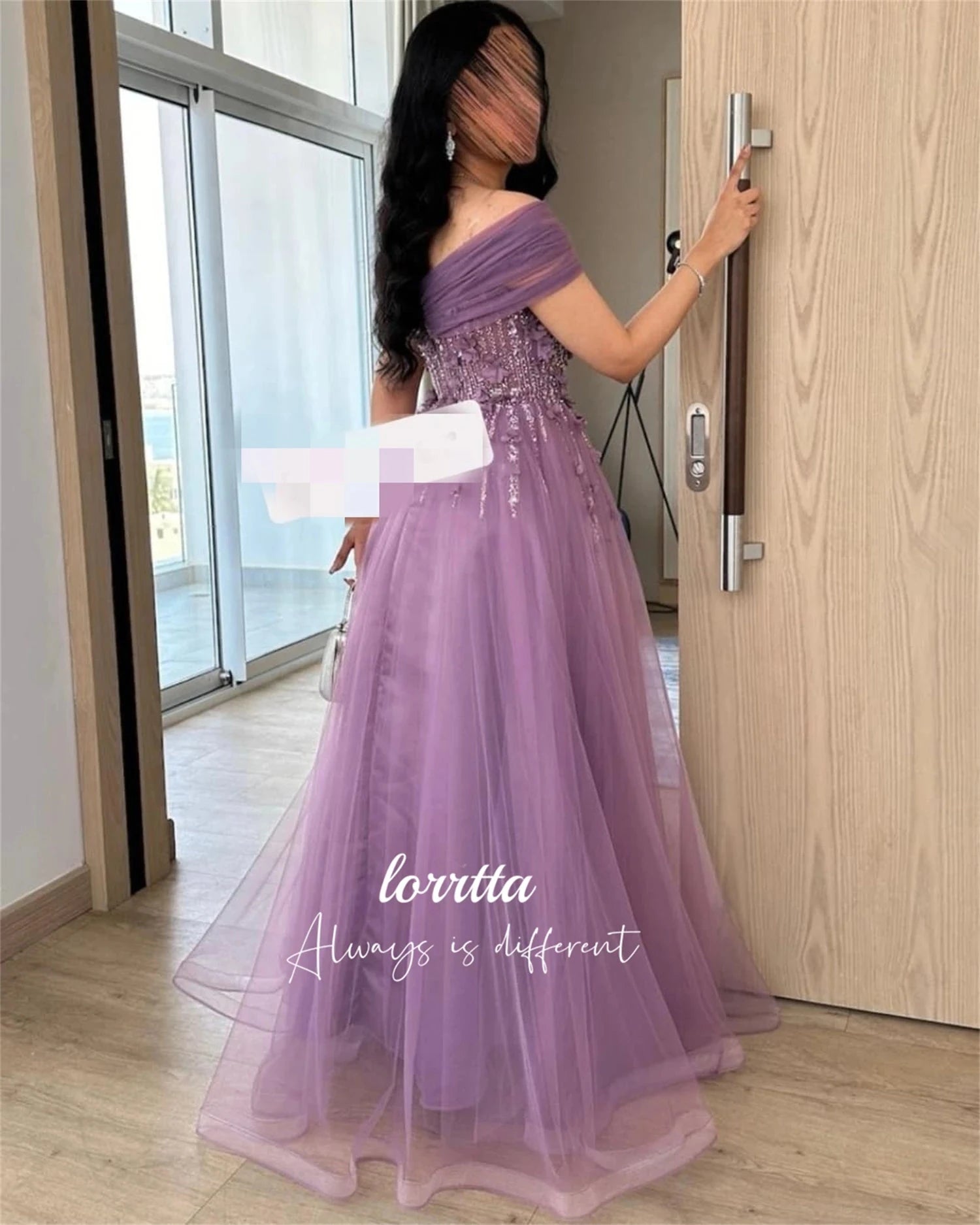 Lorrtta Wedding Party Dress Evening Eid 3D Flower Decoration Robe Soiree Robes De Cocktail Dresses Elegant Woman Gala Customized Good Vibrations