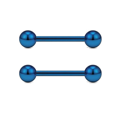 14G Tongue Rings Surgical Steel Straight Barbell Nipplerings Nipple Ring Body Piercing Jewelry Long Barbell Bridge Tongue Rings Good Vibrations