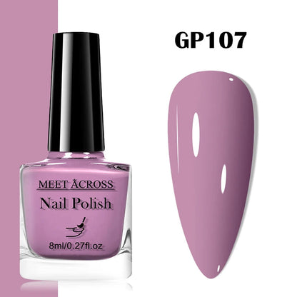 48 Colors Nail Polish Quick Dry No-bake Lasting Water-based Tearable Manicure Not Easy To Fade Semi-permanent Varnish Nail Art Good Vibrations