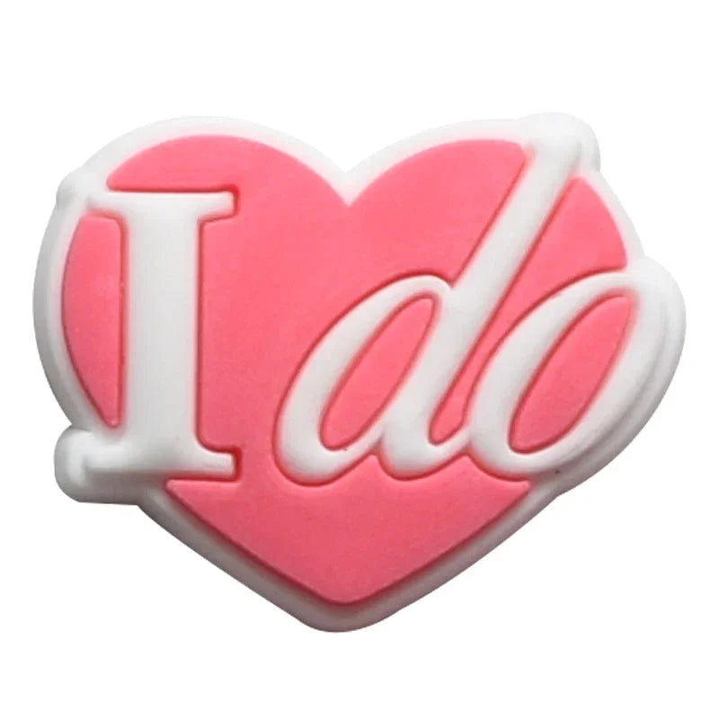 Shoe Charms for Crocs Accessories Angel Of Love Shoes Charm for Croc Decorations Pins Men Accessory Jeans Woman Clogs Clips Good Vibrations