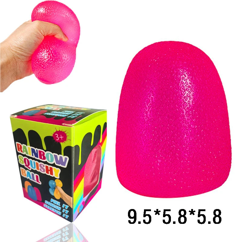 Squishy Candy Balls Autism Sensory Toys Stress & Anxiety Relief Toys Soft,Skin Friendly,Durable Party Favors for Adult Kids Gift Good Vibrations