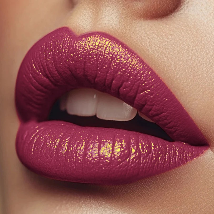 14 Colors Glitter Metallic Lip Glaze Shiny Long Lasting Lip Gloss Waterproof Liquid Lipstick Makeup Lip Oil Lip Tint Gifts for W Good Vibrations