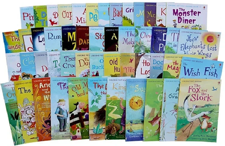 The Usborne 1st 2nd 3rd 4th Reading Collection Library English Picture Book Learning Education Help Children Grow As A Reader Good Vibrations