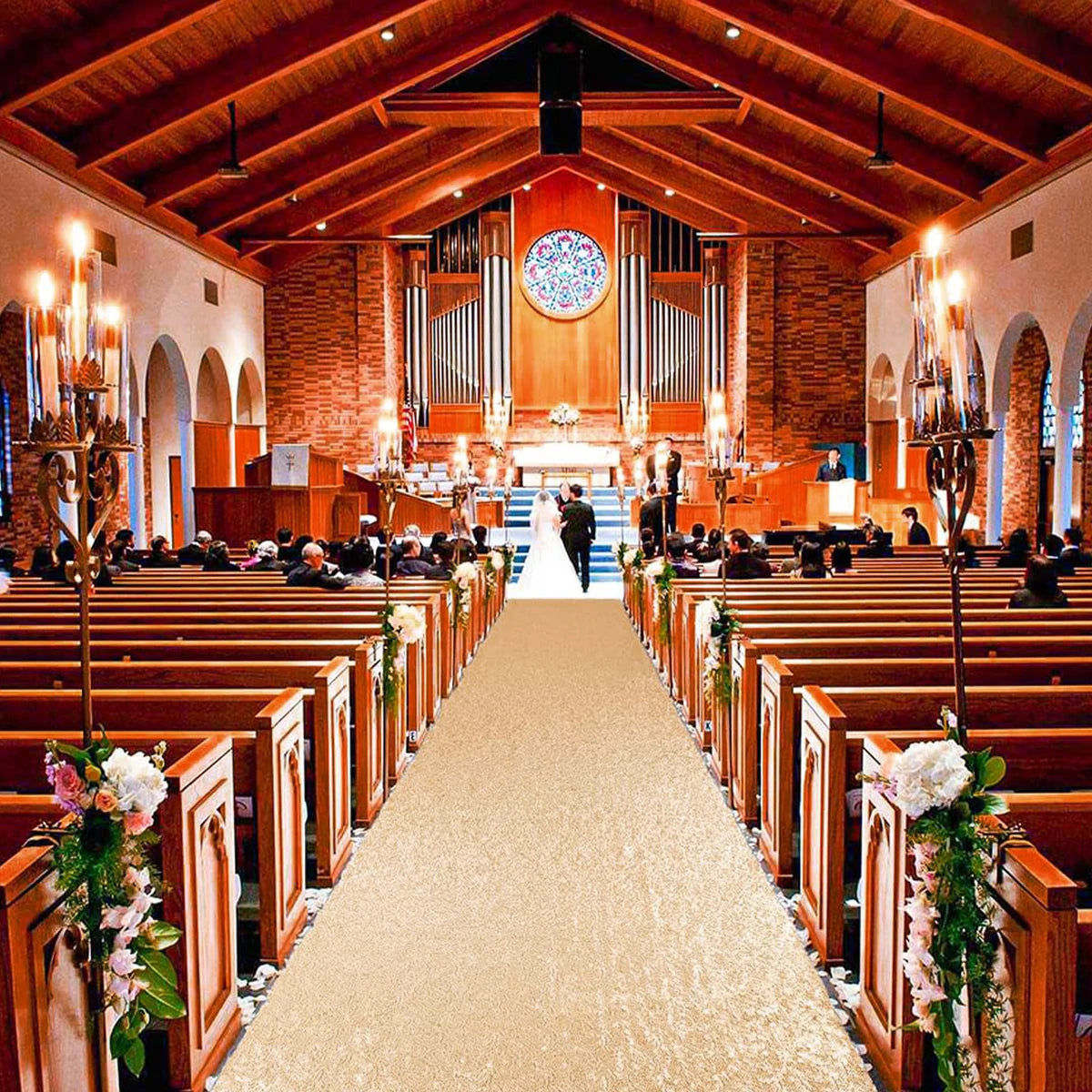 Wedding Aisle Runner Carpet Anti-slip Wedding Golden Carpet Wedding Gold Carpet Ceremony Party Stage Rugs Wedding Carpet Good Vibrations