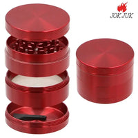 40/50/63mm Aluminium Alloy Tobacco Grinder 4 Layers Herbs Grinders Mill Pepper Pot Spice Dry Herb Crusher Tool for Smoking GOOD Vibrations Adult Super Store