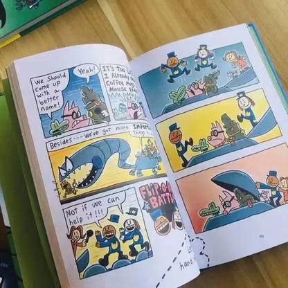 15Books Dog Man Detective Dog's Adventures Volumes 1-15 Hardcover New Edition Set Picture Book Comic Click-to-Read Version Good Vibrations