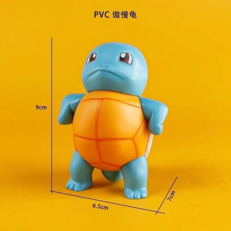 Bulbasaur Squirtle Anime Action Figures PVC Figure Collection Decoration Desk Ornaments Model Toys for ChildrenBirthday Toy Gift Good Vibrations