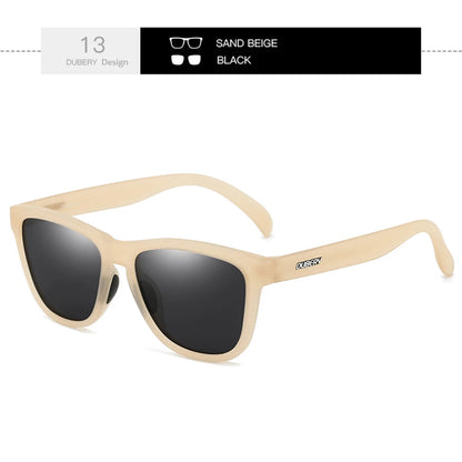 DUBERY Full Rim Polarized Sunglasses For Men And Women 28 Colors Model 550 Good Vibrations