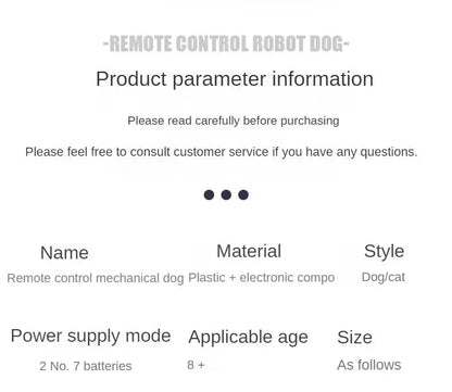 Rc Robot Children's Remote Control Mechanical Dog Toy Science Teaching Diy Assembling Model Electric Set Toys for Boys Kids Gift Good Vibrations
