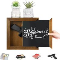 Small storage box hanging wall decoration painting pistol box hidden gun box hidden private room money safe ammo can Good Vibrations Adult Super Store