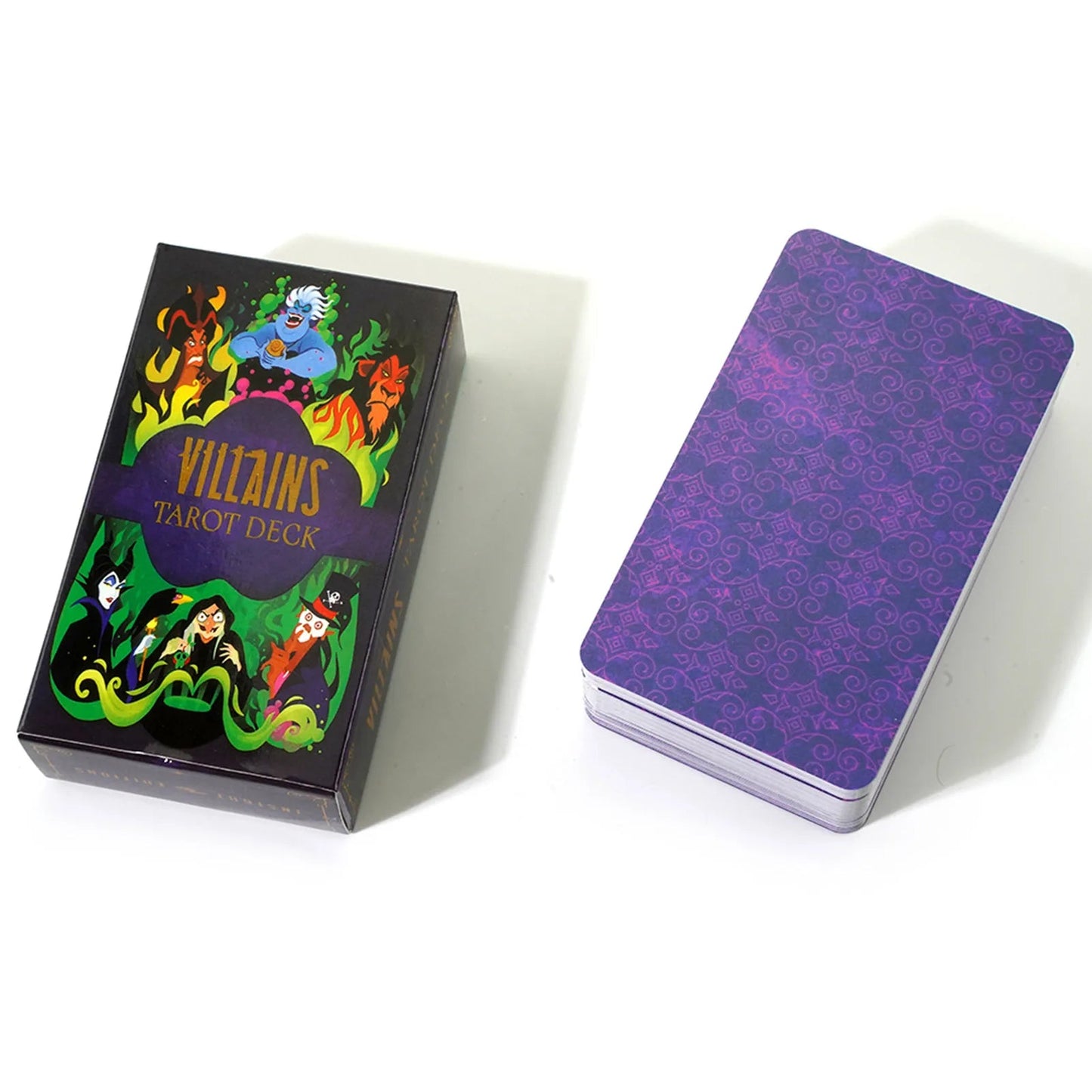 Tarot Oracle Card Mysterious Divination Comics Tarot Card Girl Card Game Board Game English Playing Cards Villains Tarot Deck Good Vibrations