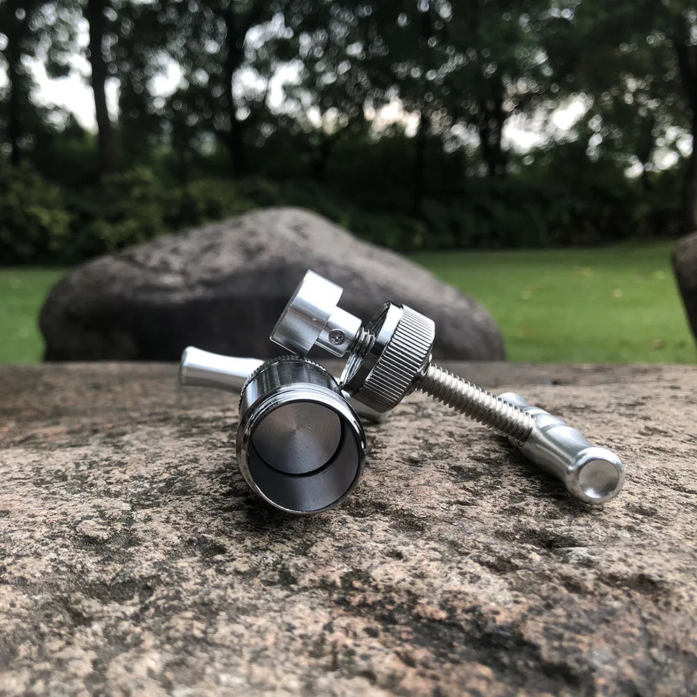 T-shaped Tobacco Herb Press Tobacco Pressing Machine Multi-function Aluminum Alloy Herb Grinder Crusher Cigarette Accessories Good Vibrations Adult Super Store