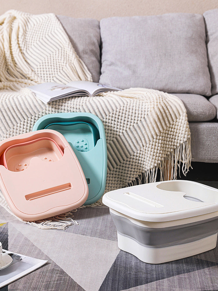 Foldable Footbath Massage Bucket Soaking Bucket Folding Basin Spa Foot Bath Bucket Household Sauna Bathtub Pedicure Bath Bathtub Good Vibrations Adult Super Store