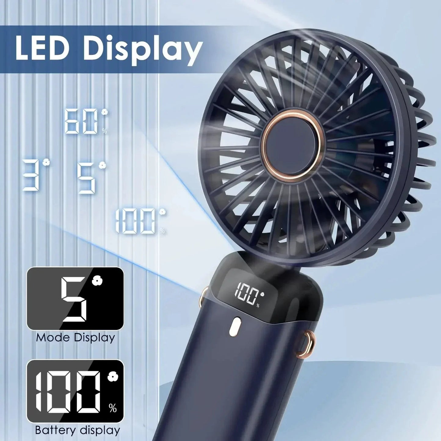 New Electric Fan Portable Air Conditioner Mini Cooler Rechargeable Neck Fans for Home Free Shipping Hand Usb Conditioning Blades Good Vibrations