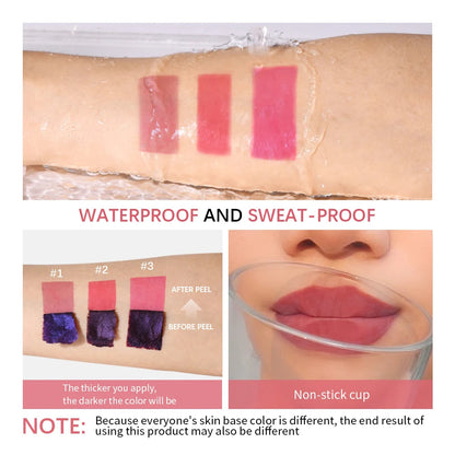 Long Lasting Lip Inks Korean Matte Lip Tint Peel Off Matte Tick for Lips Stick Free Shipping Liquid Lipstick Waterproof Makeup Good Vibrations