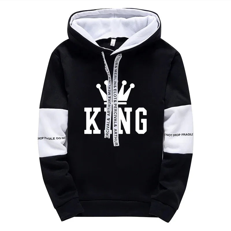 King Printing Mens Tracksuit Single Piece Sweatshirts Sweatpants Casual Hoodie Pants Outdoors Mens Clothing Hot Sales Streetwear Good Vibrations