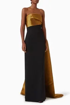Flowers Prom Satin Evening Dresses Straight Party Dress Pleats Christmas Dress فساتين مناسبة رسمية Customized Good Vibrations