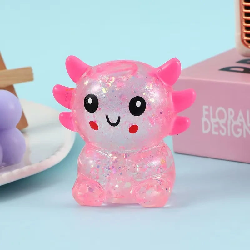 Axolotl-Shaped Party Favors Suitable for Adult Novelty Gifts, Clear Glitter Suitable for Bachelorette Wedding Graduation Birthd Good Vibrations
