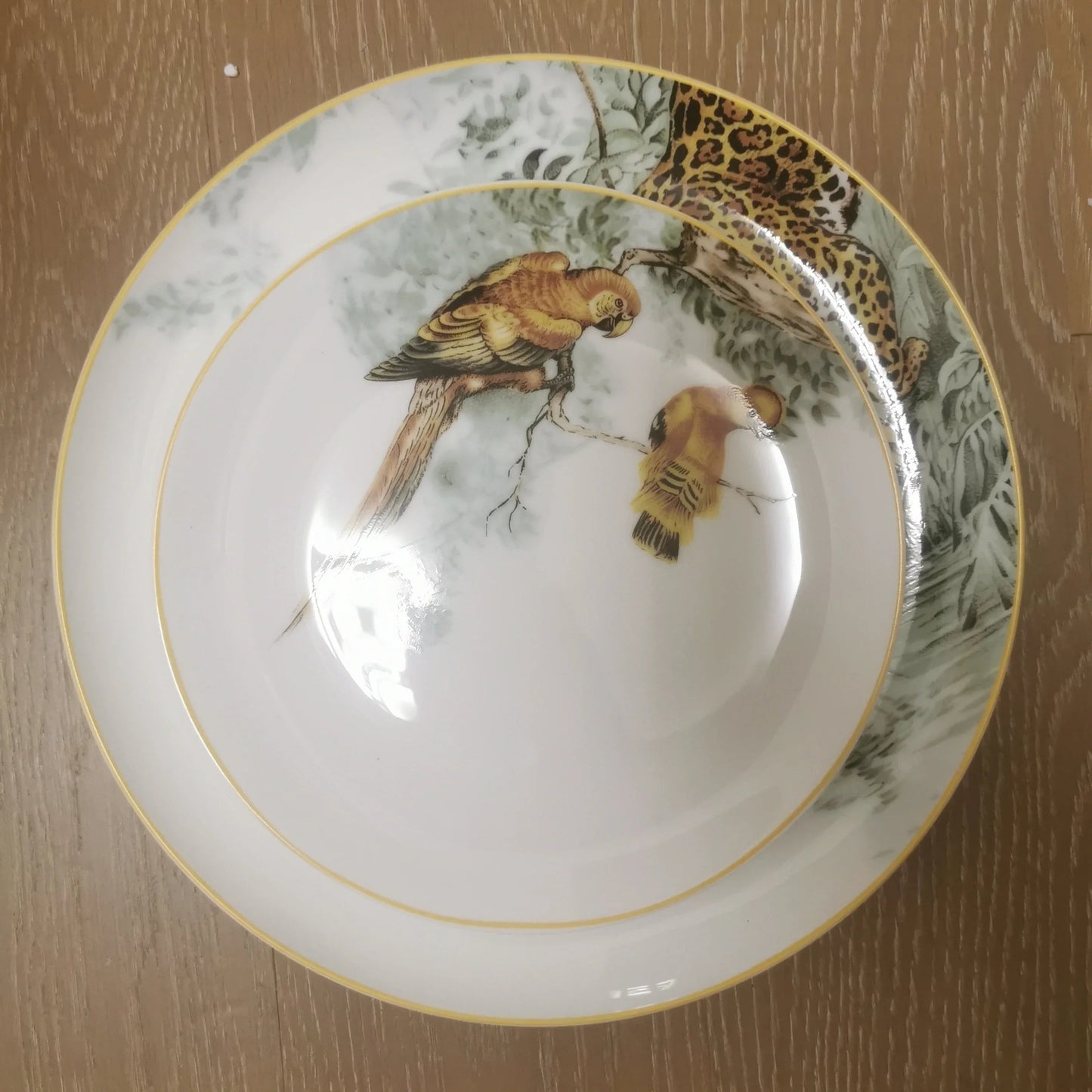 European ceramic western dinner plate, jungle set, steak plate, Coffee cup, afternoon , personalized gift set Good Vibrations