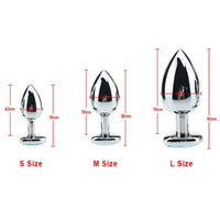SM 3Pcs/Set Adult Erotic Masturbation Goods Heart Shape Anal Plug Dilator Prostate Massager Fetish Gay Role Play Butt Stimulator GOOD Vibrations