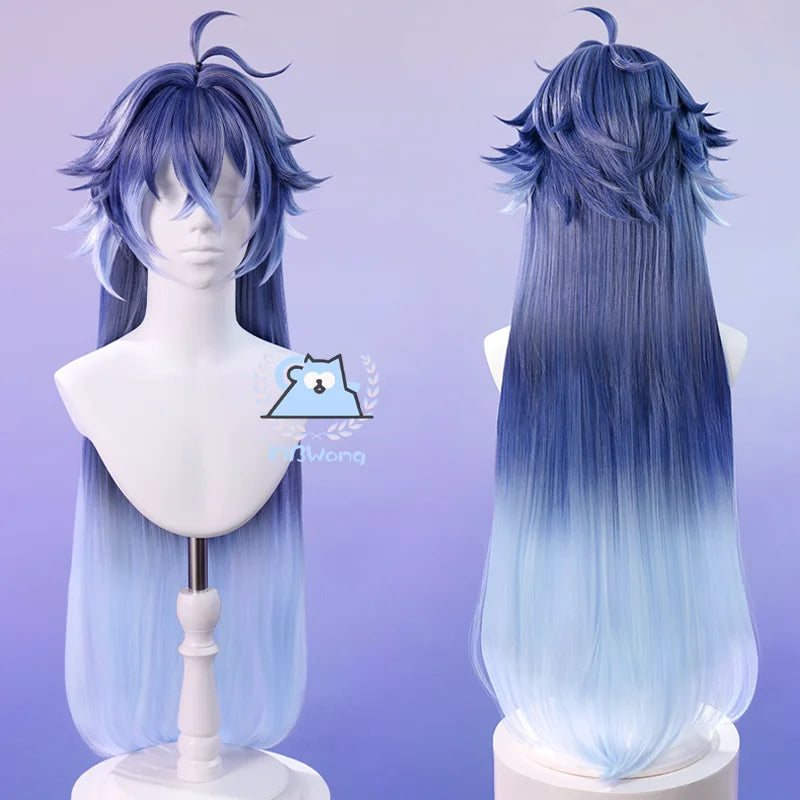 Genshin Impact Flins Cosplay Wig Kyryll Chudomirovich Flins Cosplay Wig Long Hair For Hallowmas Party Game Adult Women Men Prop Good Vibrations