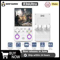 2025 R36 Ultra Open Source R36S Video Game Console Linux System 4.0 Inch IPS Screen  Portable Pocket Video Player 64G best Games Good Vibrations