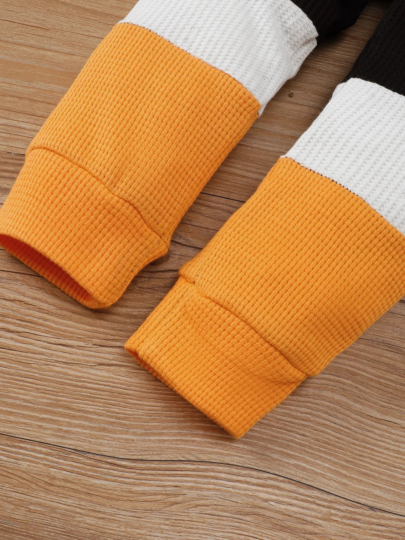 2PCS Kids Boy Clothing Set Fashion Color Block Long Sleeve Top+Pants Spring&Autumn Handsome Sports Outfit for Children 1-6 Years Good Vibrations