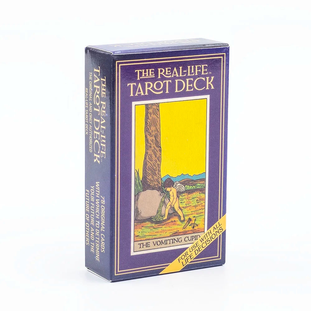 Meaning Tarot Cards 78 Cards Deck English Visions Divination Edition Board Game for Beginners Pocket Size Tarot Learning Deck Good Vibrations